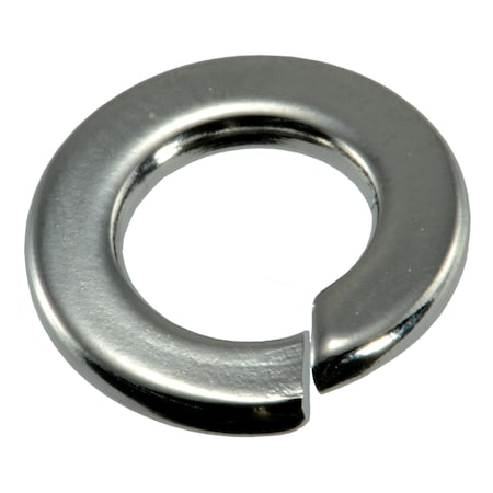 Midwest Fastener Split Lock Washer, For Screw Size 5/16 in 18-8 Stainless Steel, Polished Finish, 12 PK 33467